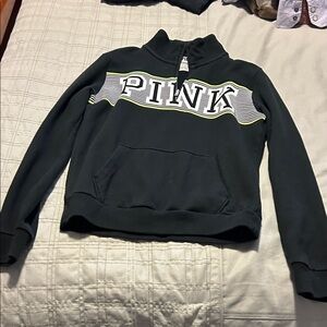 PINK Victoria's Secret Black Cowl Neck Sweater